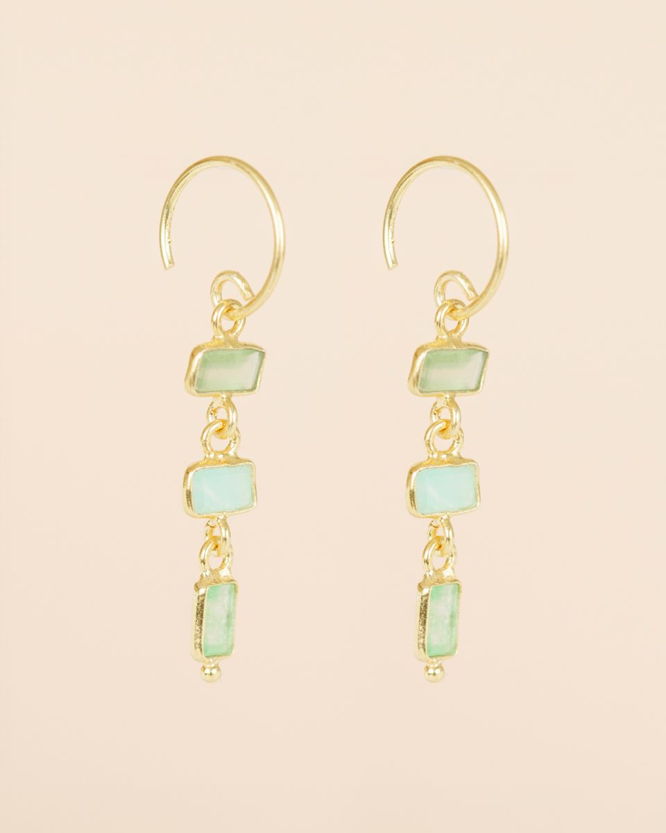 muja juma Lina Aventurine Earrings