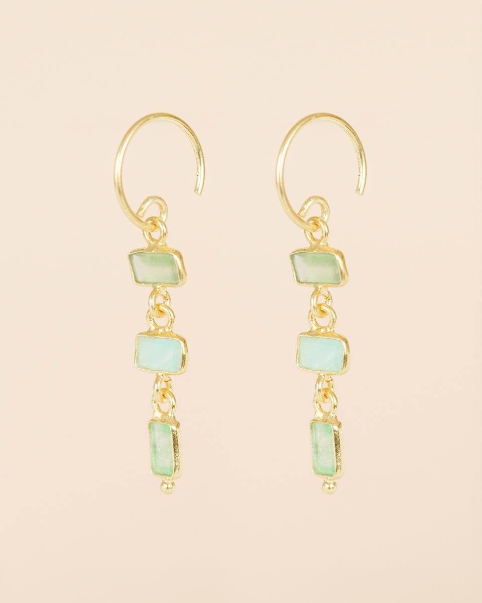 muja juma Lina Aventurine Earrings