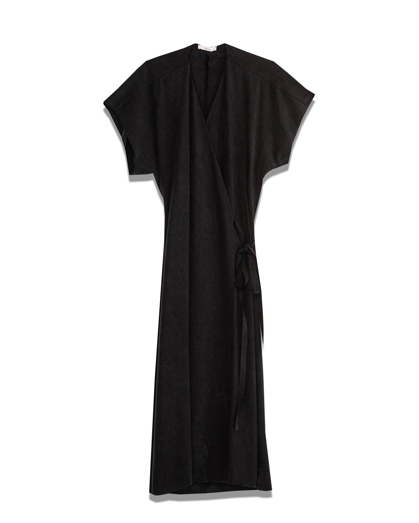 Milla Wrap Dress Charcoal - Precious Sparkle