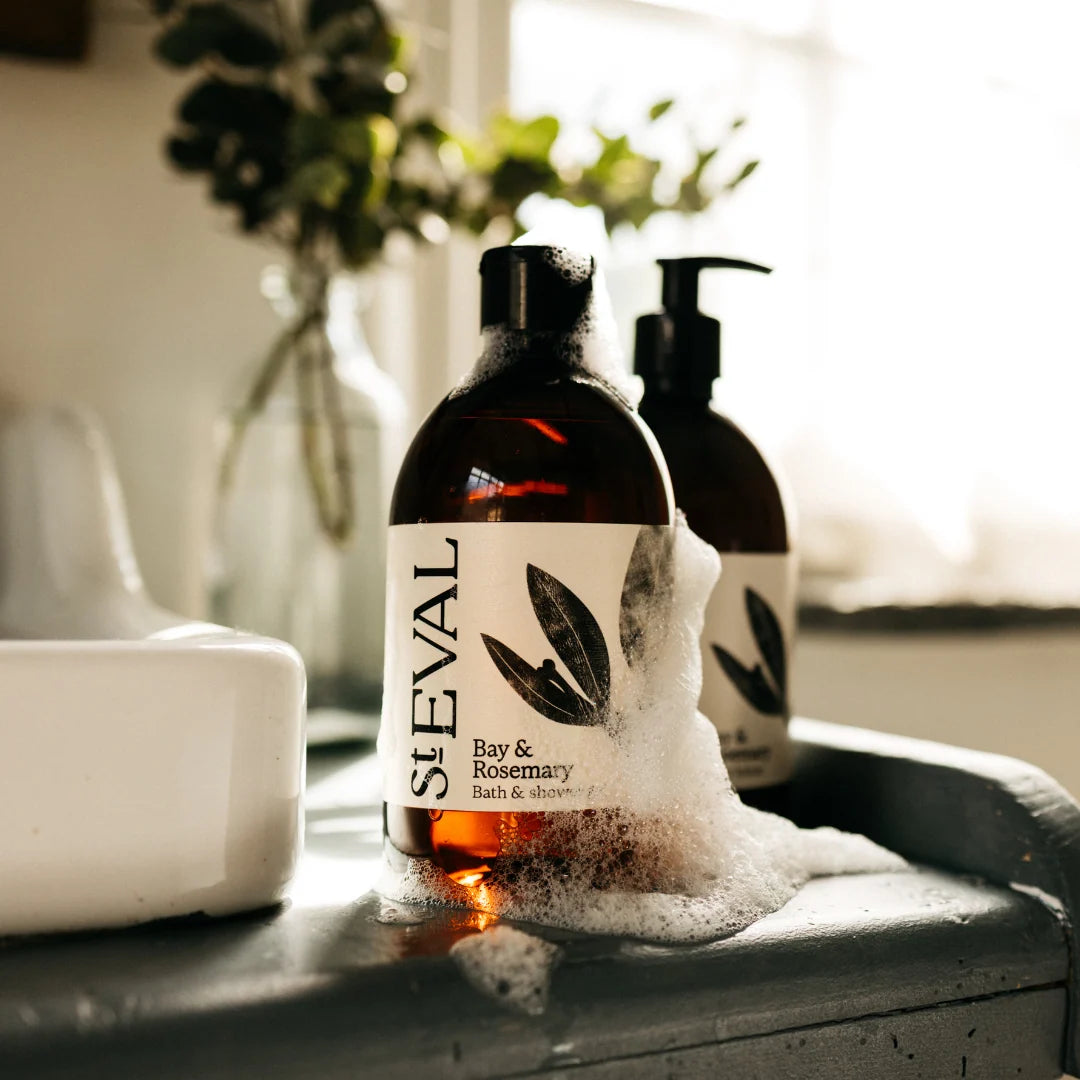 St Eval Bay & Rosemary Shower Gel - Precious Sparkle