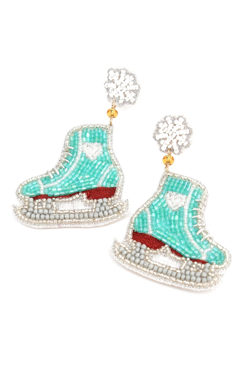My Doris Ice Skate Boot Earrings