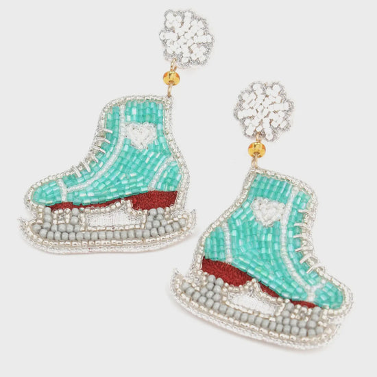My Doris Ice Skate Boot Earrings