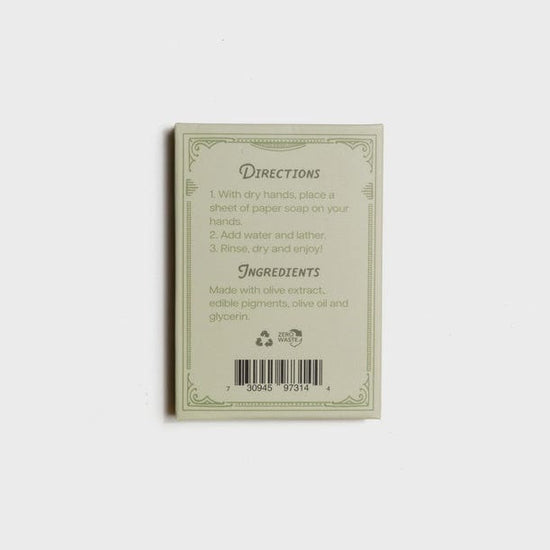 123 Farm Homewares Olive Paper Soap 123 Farm