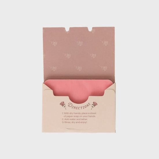 123 Farm Homewares Rose Paper Soap 123 Farm