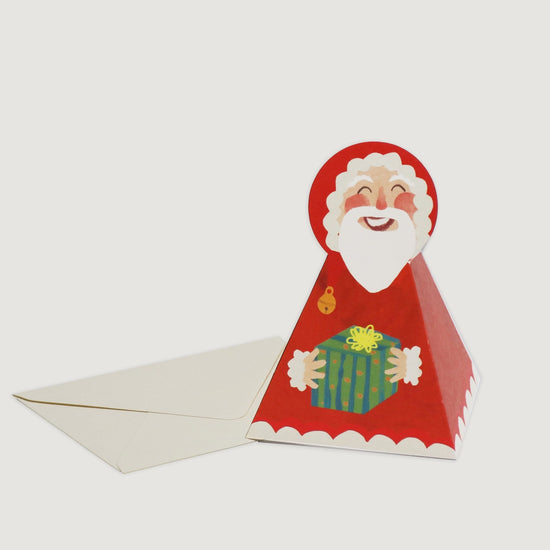 Santa Claus Stand Up Christmas Card