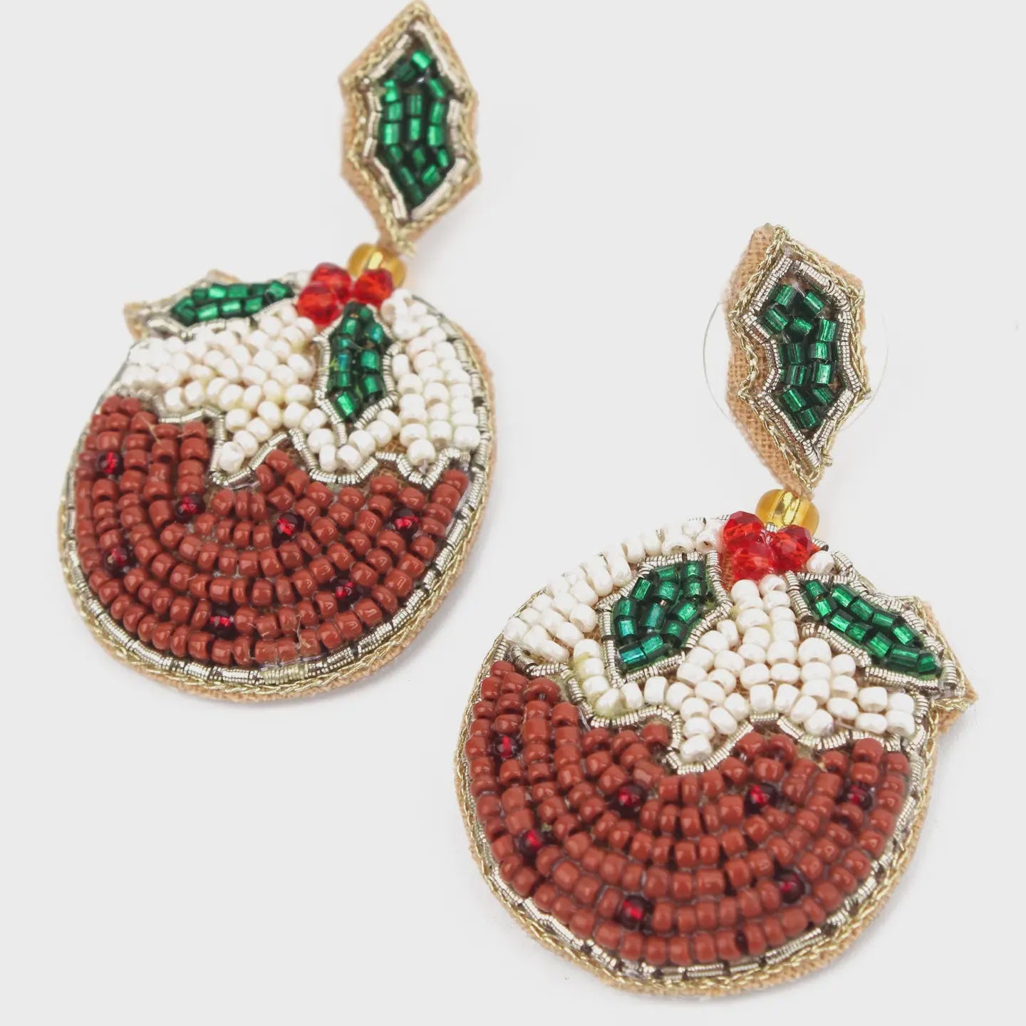 My Doris Xmas Pudding Earrings