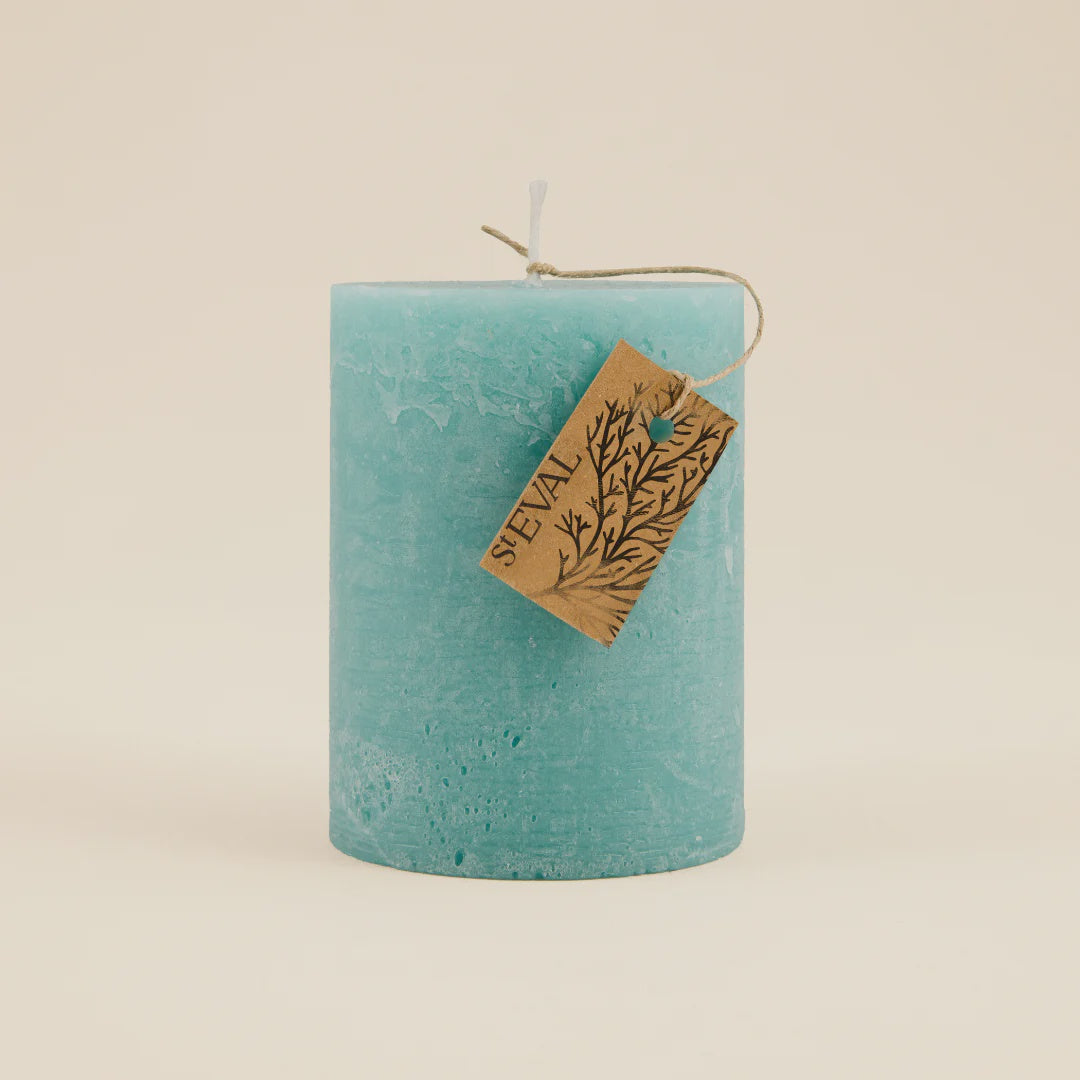 St Eval Sea Moss & Driftwood Fragranced Pillar Candle