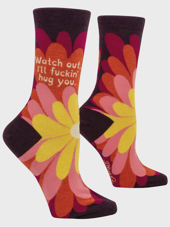 Blue Q I'll F*ckin Hug You Women's Crew Socks