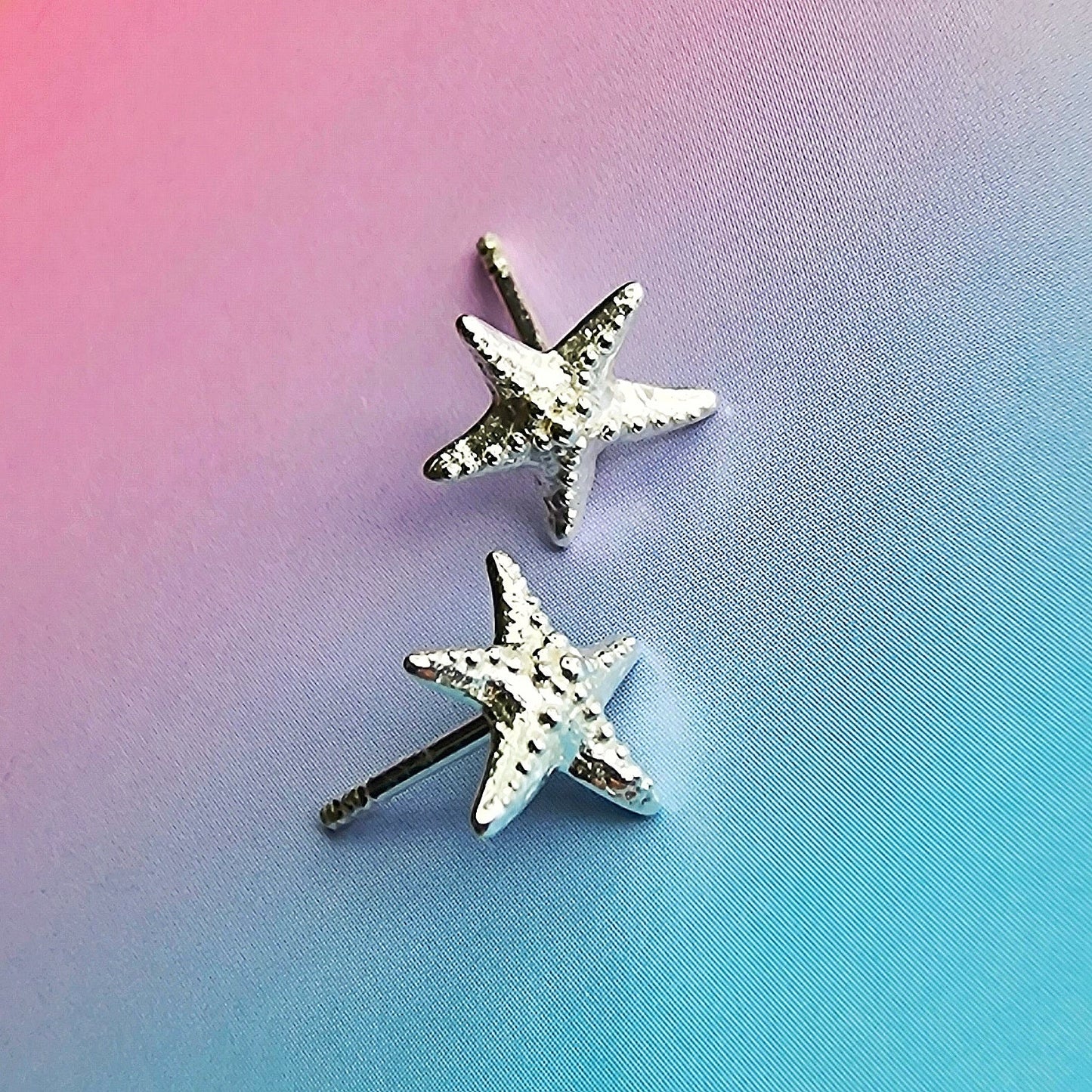 Vurchoo Studs of Hope Starfish Earrings Silver - Precious Sparkle