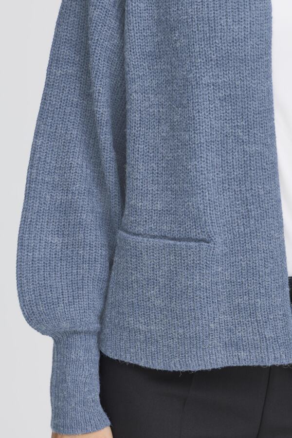 Fransa Freretta Relaxed Fit Cardigan Bering Sea Blue