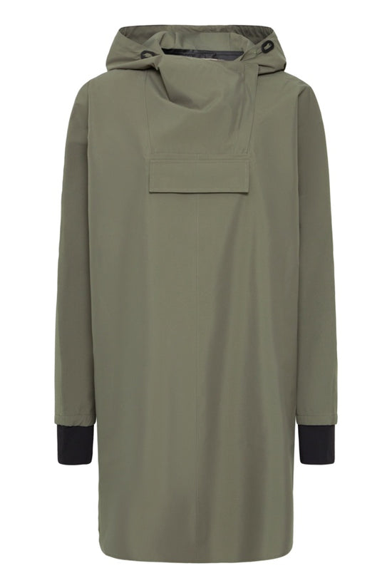 Fransa Frluna Dusty Olive Green Raincoat