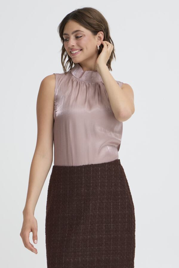 Fransa Fryolanda Top Pale Mauve
