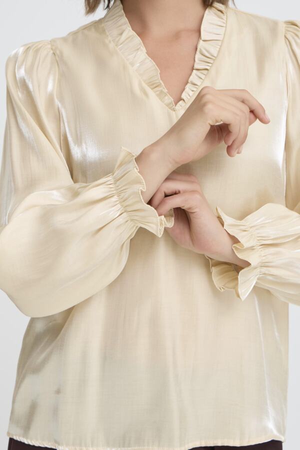 Fransa Fryolanda Blouse Oyster Gray