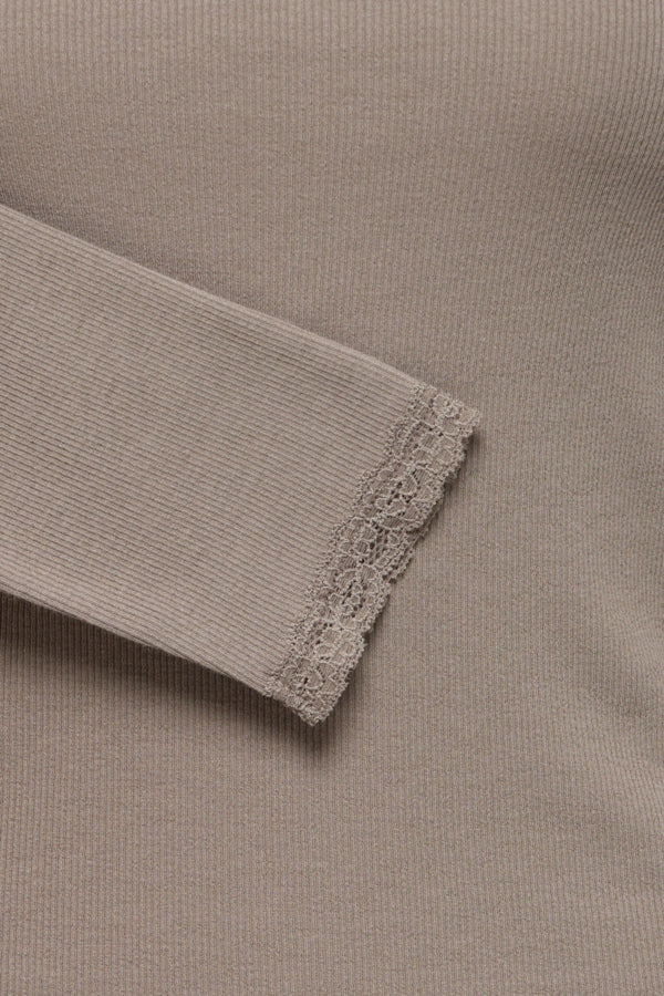 Fransa Frhizamond Tee Driftwood
