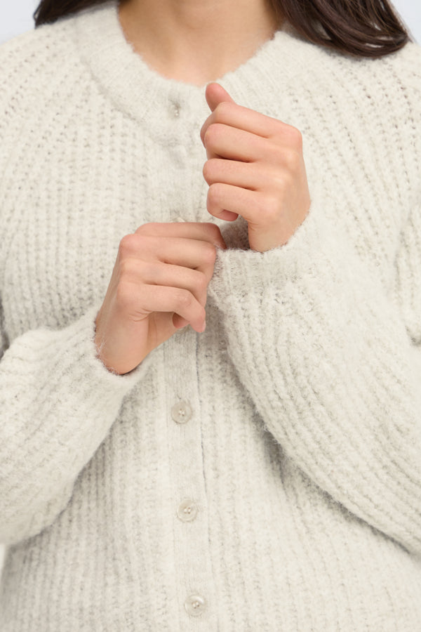 Fransa FrCharleen Cardigan Oatmeal