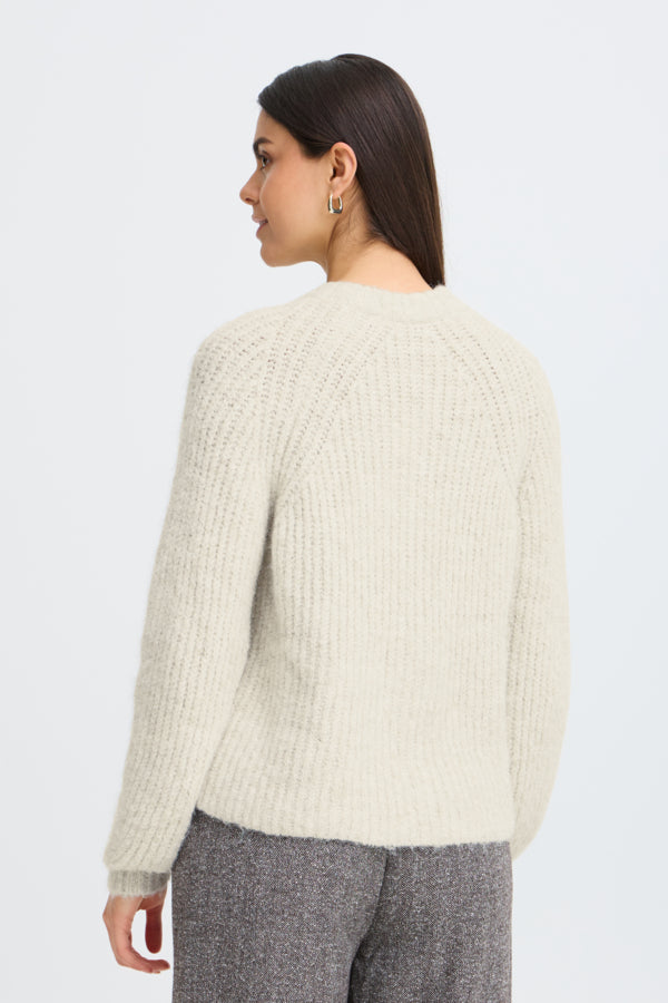 Fransa FrCharleen Cardigan Oatmeal
