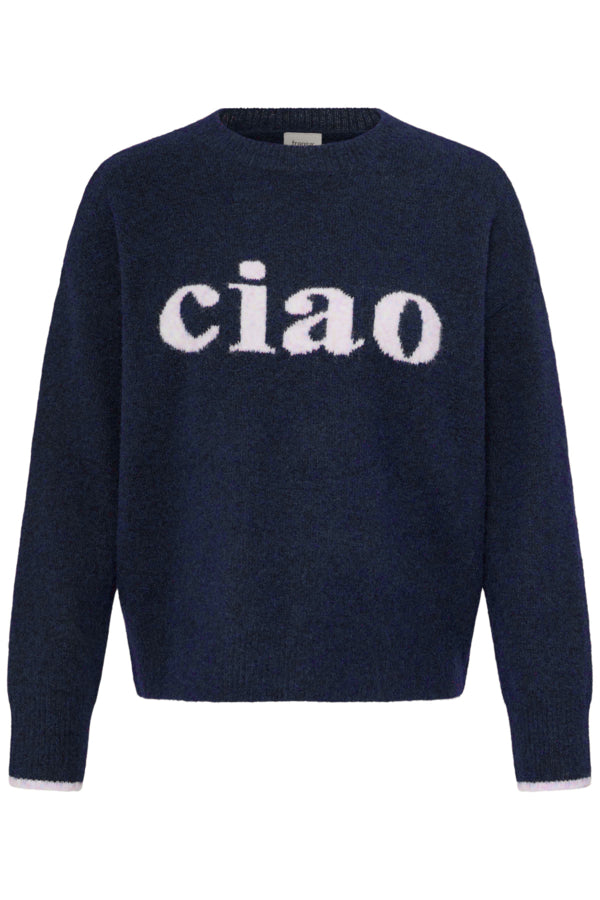 Fransa Frflorence Pullover in Salute Ciao