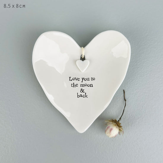 East of India Ring Dish Love You to the Moon & Back