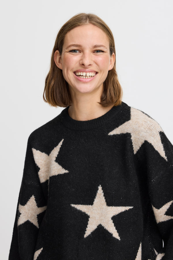 b. young Minya Starry Jumper Noir - Precious Sparkle
