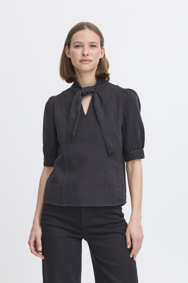b. young Bykamilla Twill Blouse
