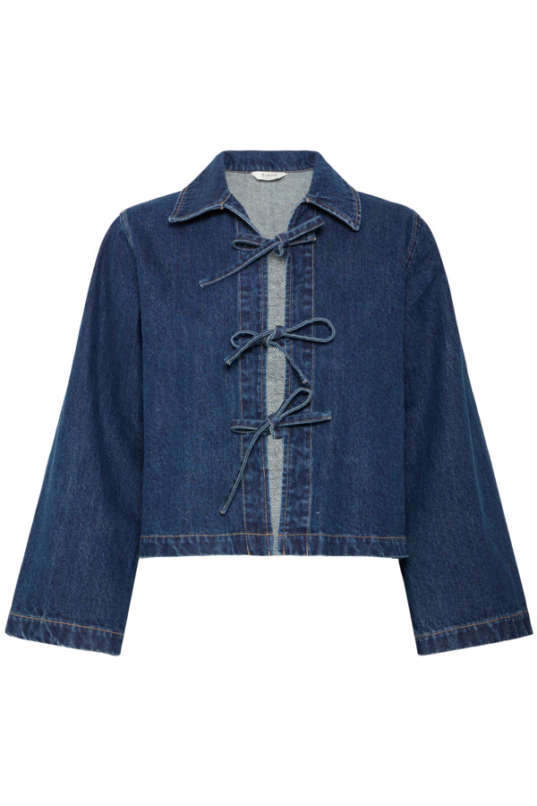 b.young Bylukan Shirt Dark Denim Blue