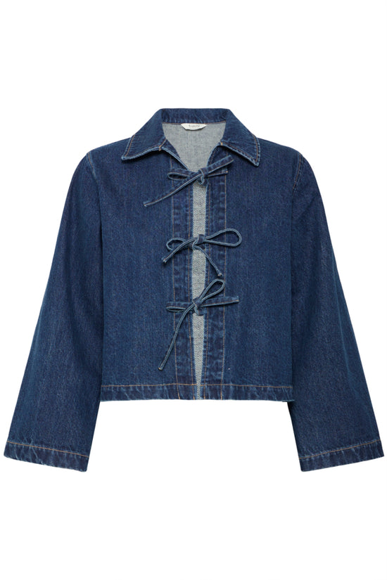 b.young Bylukan Shirt Dark Denim Blue