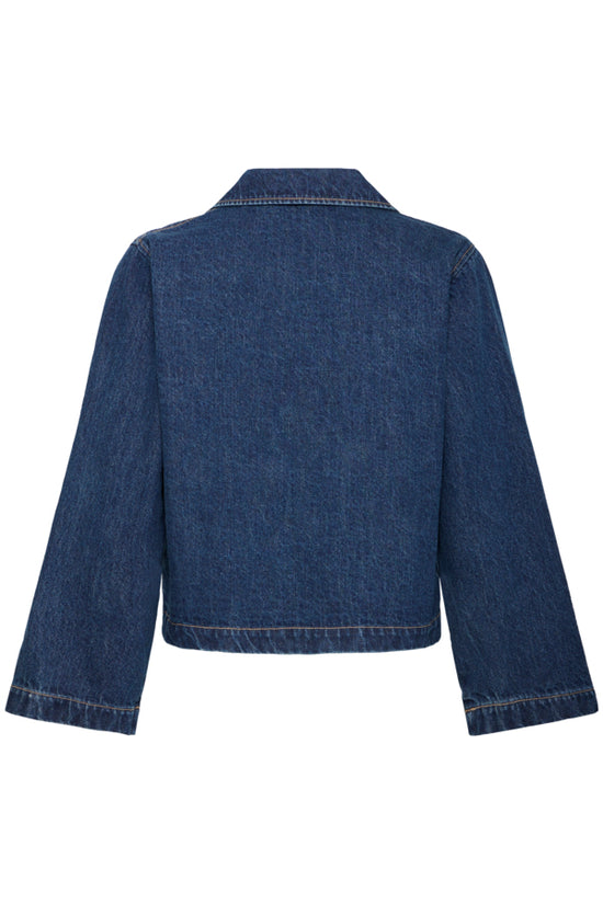 b.young Bylukan Shirt Dark Denim Blue