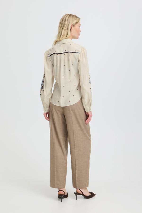 b.young Byirisa Shirt Birch - Precious Sparkle