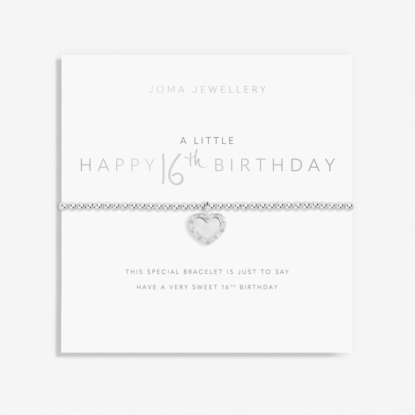Joma Jewellery A Little 'Happy 16th Birthday' Bracelet