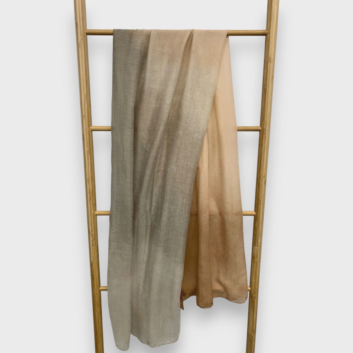 Summer Ombre Scarf Beige & Rust