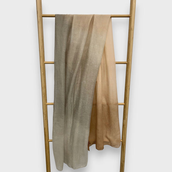 Summer Ombre Scarf Beige & Rust