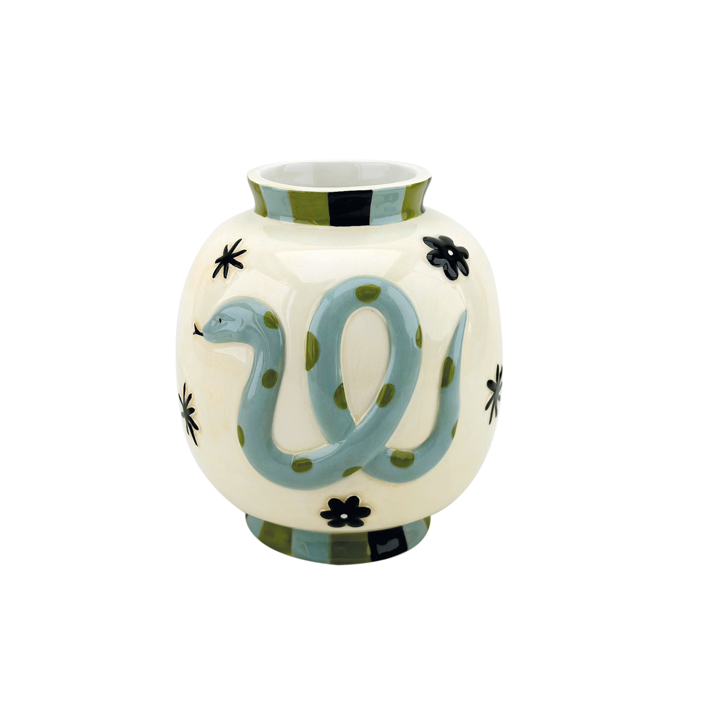 Blue Snake Vase - Precious Sparkle