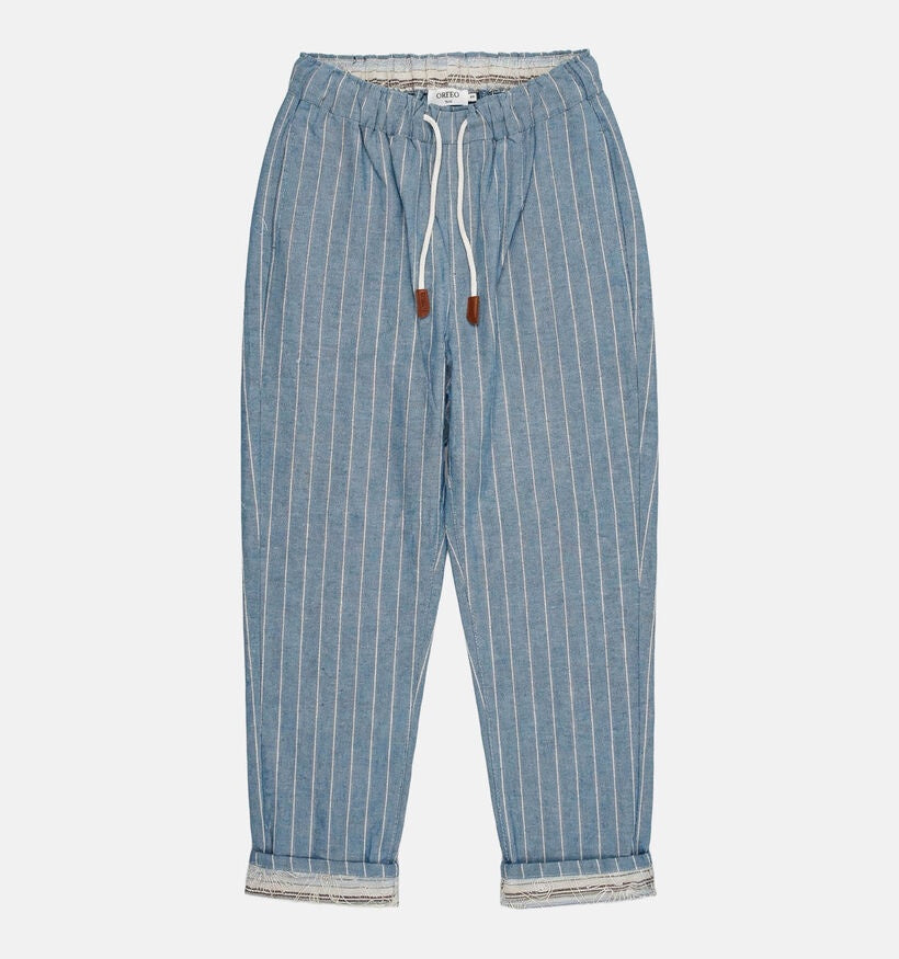 Orfeo Lola Trousers Blue Stripe