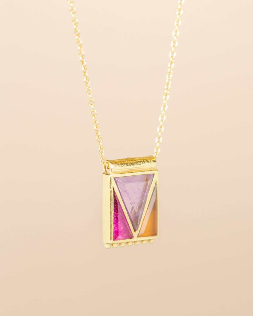 muja juma Sahar Amethyst Necklace - Precious Sparkle