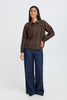Fransa Frlacita Shirt in Hot Fudge