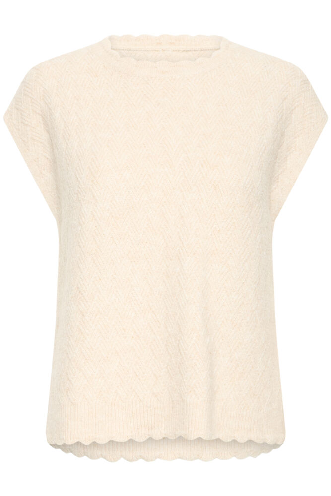 Fransa Frnetty Slipover Oatmeal Melange