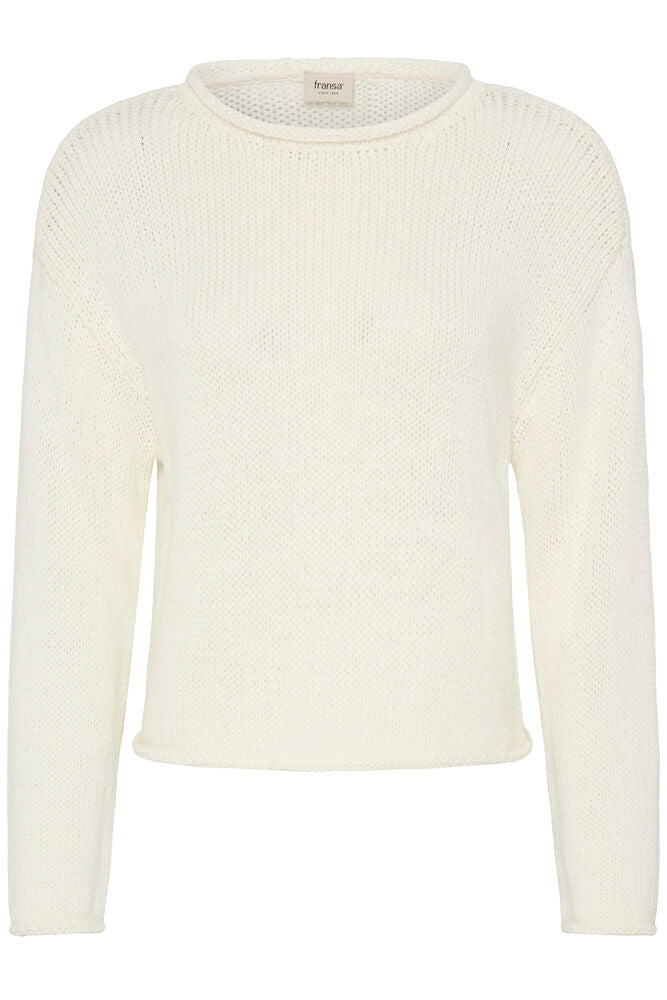 Fransa Frpaulina Pullover Whisper White