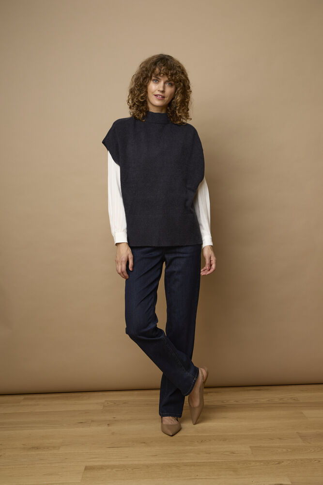 Fransa Frbitte Pullover Salute Melange Blue