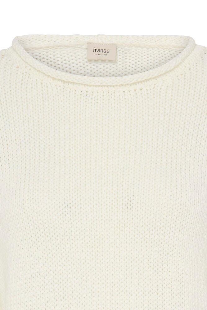 Fransa Frpaulina Pullover Whisper White