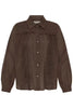 Fransa Frlacita Shirt in Hot Fudge