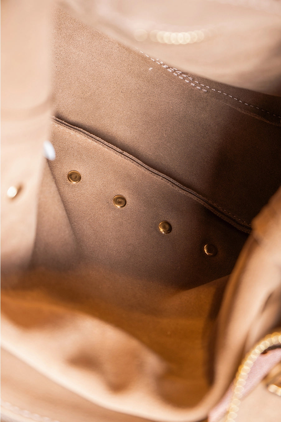 Cherry Paris Alexane Suede Bag Taupe