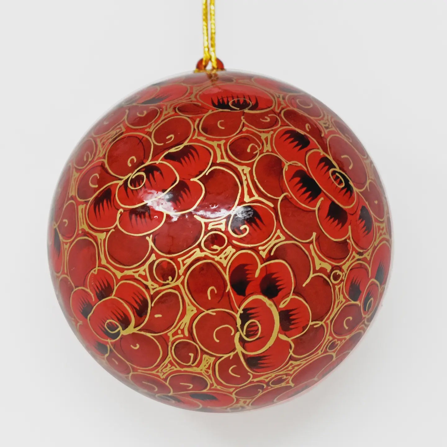 Fair Trade Red Bauble - Lilypad - Precious Sparkle