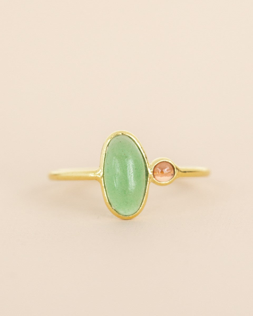 muja juma Lina Aventurine Ring