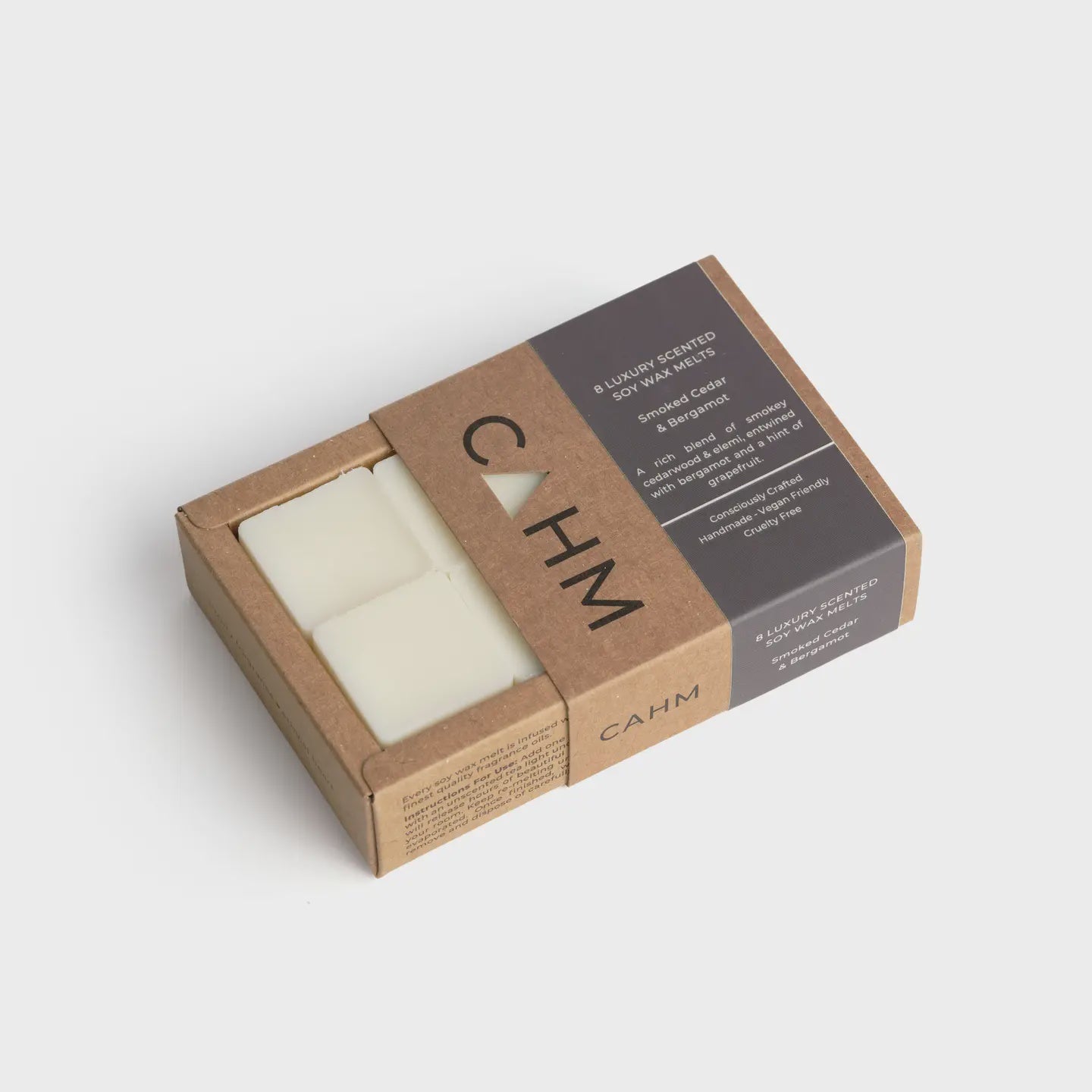 CAHM Smoked Cedar & Bergamot Soy Wax Melts