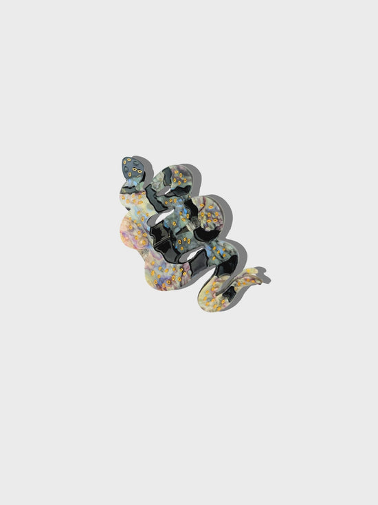Snake Hair Claw Clip Hand-Painted  Limited Edition - Precious Sparkle