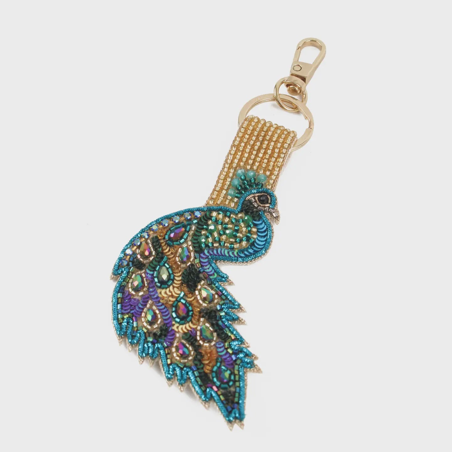 My Doris Peacock Keyring/Bag Charm