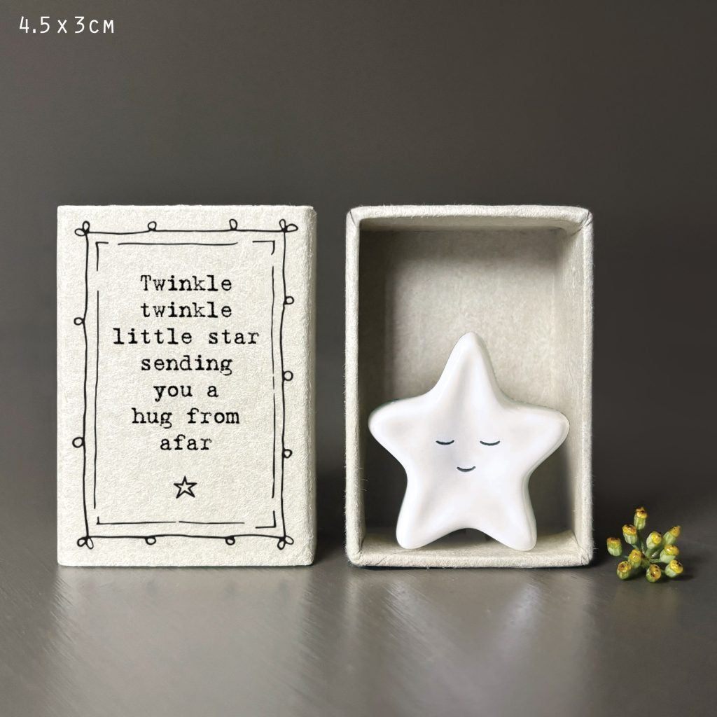 East of India Matchbox-Star/Twinkle twinkle - Precious Sparkle