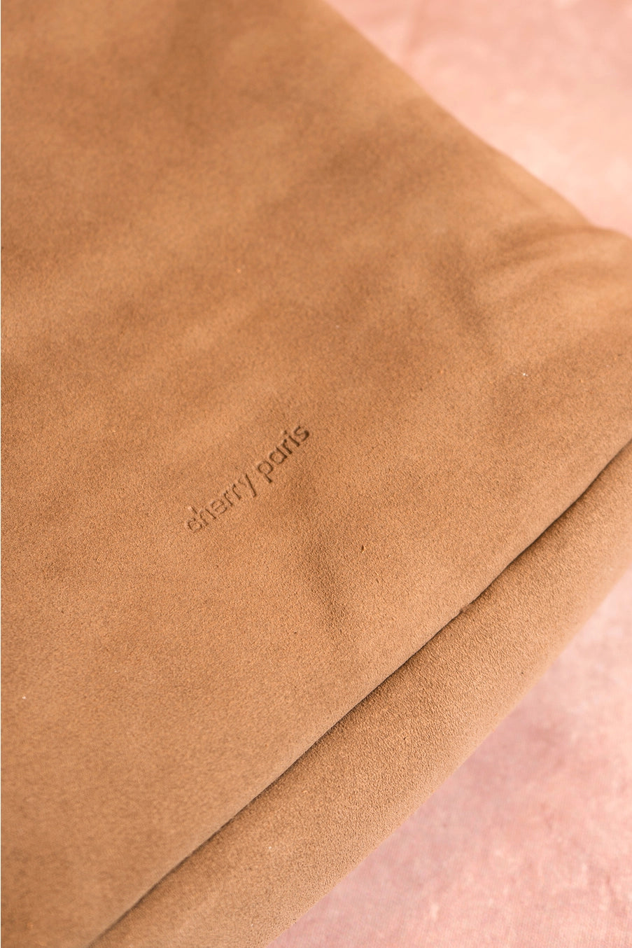Cherry Paris Alexane Suede Bag Taupe