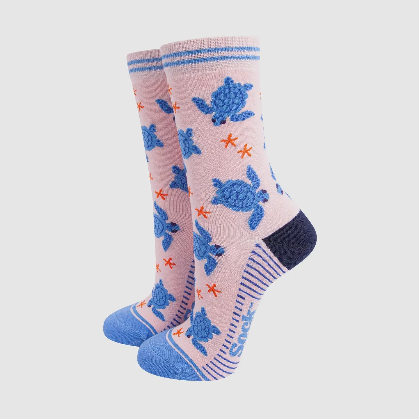 Sock Talk Sea Turtles Bamboo Socks - Precious Sparkle