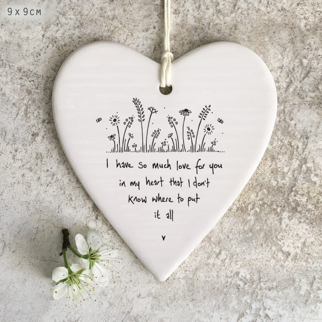 East of India Have So Much Love Wobbly Round Heart